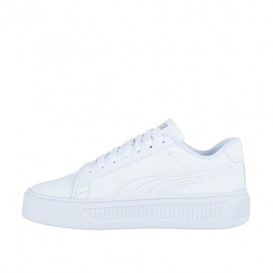 Smash Platform v3-PUMA White-PUMA Silver - STANDART