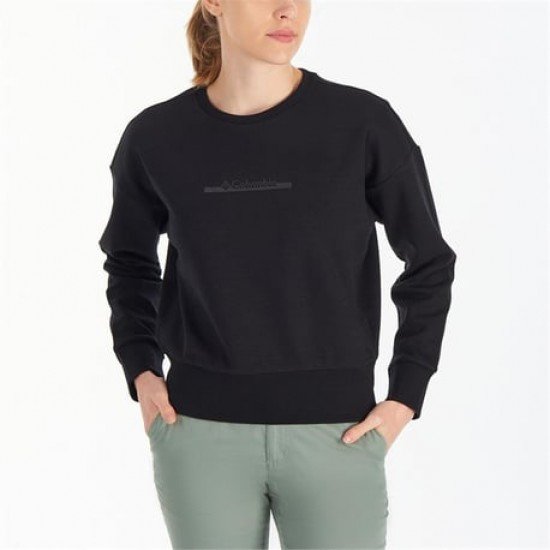 W Bar Split Crop Kadın Sweatshirt - 010